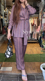 Style inn Neha Muslin Silk Kurta Palazzo co-ord set(2 Pcs)-GARI001KP