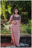 DSR’s Raggne Brand  stylish and  comfy ikkat Nighty -GARI001IN