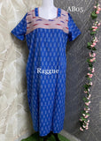 DSR’s Raggne Brand  stylish and  comfy ikkat Nighty -GARI001INB
