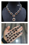 Victoria Trendy Stone Choker with Victoria Dangler Earrings  for women -RS001V