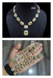 Victoria Trendy Stone Choker with Victoria Dangler Earrings  for women -RS001V