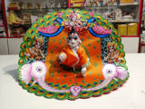 Beautiful 3D Print Design with the picture of God Krishna-POSH0013D