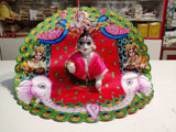 Beautiful 3D Print Design with the picture of God Krishna-POSH0013D