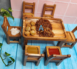 TRENDY WOODEN DINING TABLE DECOR DESIGN PLATTER -PAL001WP