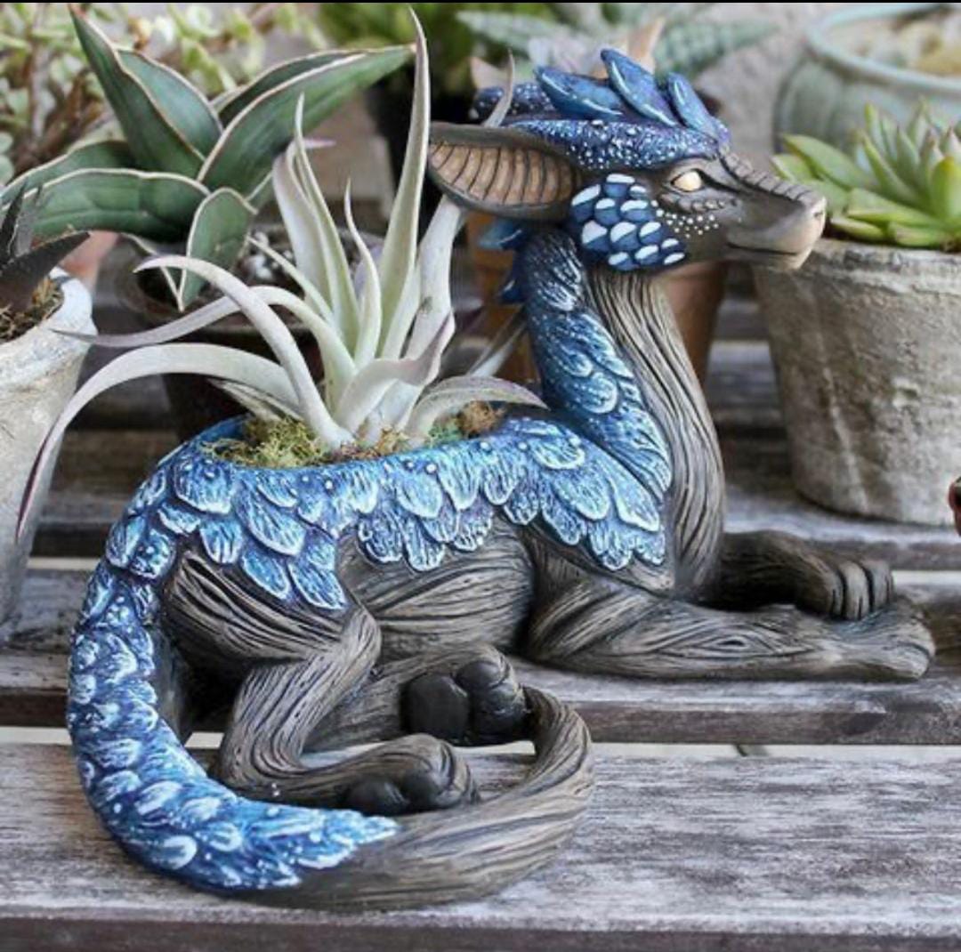 dragon plant pot SET OF 3 , WILD DRAGON PLANTERS -RK001DP – www.soosi.co.in