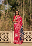 NIRMANA BLOCK COTTON GADWAL SAREE FOR WOMEN -NIRM001MP