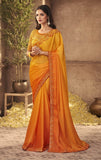 GOLDEN YELLOW SHADE  NIRMANA DESIGNER SAREE FOR WOMEN -NIRM001DSP