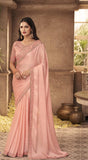 PLUSH PINK SHADE  NIRMANA DESIGNER SAREE FOR WOMEN -NIRM001DSL
