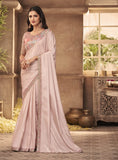 PASTEL PINK SHADE  NIRMANA DESIGNER SAREE FOR WOMEN -NIRM001DSD