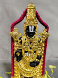JAI BALAJI , GOLD PLATED LORD BALAJI IDOL -SILVI001BIGP