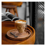 DOUBLE WALLED GLASSES SET OF 2. 150 ml each-ANUB001SG