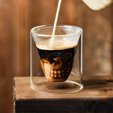 DOUBLE WALLED GLASSES SET OF 2. 150 ml each-ANUB001SG