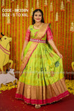 PONGAL SPECIAL BANARSI SILK LEHENGA FOR WOMEN -GARI001PG