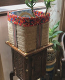 TRENDY JUTE PLANTER / NEWPAPER RACK-MK001NPR