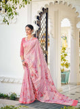 PINK SHADE  ELEGANT COTTON SILK SAREE FOR WOMEN -NIRM001PK