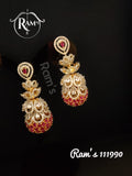 SUNDARI , BEAUTIFUL STONE STUDDED JUMKA FOR WOMEN -LR001SJ