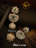 BAVANA, ELEGANT STONE STUDDED JUMKA FOR WOMEN -LR001BJ