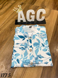 AGC , Premium Rayon Cotton Flair Gowns with beautiful summer prints-GARI001BSZ