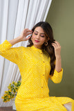 A Line Princess cut Kurti only in Cotton Fabric with side pocket-FOF001YK