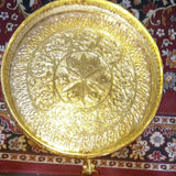 Gold plated Snan Patra with Gomukh Outlet for Abishekam of idols  ( 10 inches )-POSH001SPTE