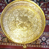 12 inches Big Size Gold plated Snan Patra with Gomukh Outlet for Abishekam of idols  ( 12 inches )-POSH001SP