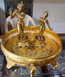 Gold plated Snan Patra with Gomukh for Laddu Gopal -POSH001SP