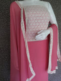 Georgette Top with Hakkoba Yoke with Georgette Dupatta with Hakkoba Border-KIA001GPW