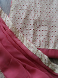 Georgette Top with Hakkoba Yoke with Georgette Dupatta with Hakkoba Border-KIA001GPW