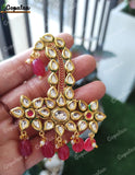 BEAUTIFUL GOLD FINISH  KUNDAN BIG SIZE KALANGI FOR DIETY-POSH001K