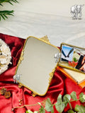 BRASS POTRAIT DESIGN RECTANGLE MIRROR FRAME-SKD001MF