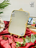 BRASS POTRAIT DESIGN RECTANGLE MIRROR FRAME-SKD001MF