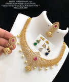 SNEHA , ELEGANT COLOR CHANGEABLE NECKLACE AND EARRINGS SET FOR WOMEN -AMAZE001CNS