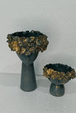 MARIO, BLACK AND GOLD FACE PLANTERS FOR GARDEN-RK001FP
