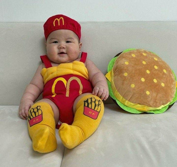 Baby Fries Costume Prop Outfits Photo Photography Girls Boys Unisex-OKG001FC