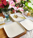 PORCELAIN SNACK PLATES SET OF 6-ANUB001SPS