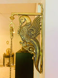 BEAUTIFUL BRASS  PEACOCK WALL HANGER -MK001PWH