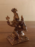 ELEGANT BRONZE FINISH LAKSHMI HAYAGRIVAR STATUE -SILP001LHS