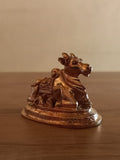 BRONZE POLISH NANDI STATUE SMALL SIZE -SILP001NS