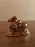 BRONZE POLISH NANDI STATUE SMALL SIZE -SILP001NS