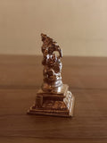 KARTIK , BRONZE FINISH SMALL SIZE GANESHA IDOL -SILP001GS