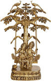 RADHA KRISHNA PREM JHULA IN BRASS (BIG SIZE) -MK001PJ