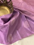 ELISA, LAVENDER SHADE  SOFT SILK KANJEEVARAM SAREE FOR WOMEN -PRIY001L