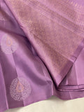 ELISA, LAVENDER SHADE  SOFT SILK KANJEEVARAM SAREE FOR WOMEN -PRIY001L