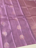 ELISA, LAVENDER SHADE  SOFT SILK KANJEEVARAM SAREE FOR WOMEN -PRIY001L