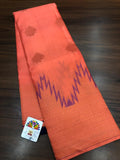 KEERTISWARI  , PURE KANCHEEPURAM BRIDAL SPECIAL KANAKAMBARAM COLOR SILK SAREE FOR WOMEN -PRIY001KSS