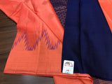 KEERTISWARI  , PURE KANCHEEPURAM BRIDAL SPECIAL KANAKAMBARAM COLOR SILK SAREE FOR WOMEN -PRIY001KSS