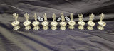 Dashavatar ,Antique German silver washable Dasavthar Carving Diya Combo-SILVI001DD