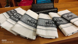 Priyamani , Cotton setmund with silver and black border with ikkat blouse-SAHEL001