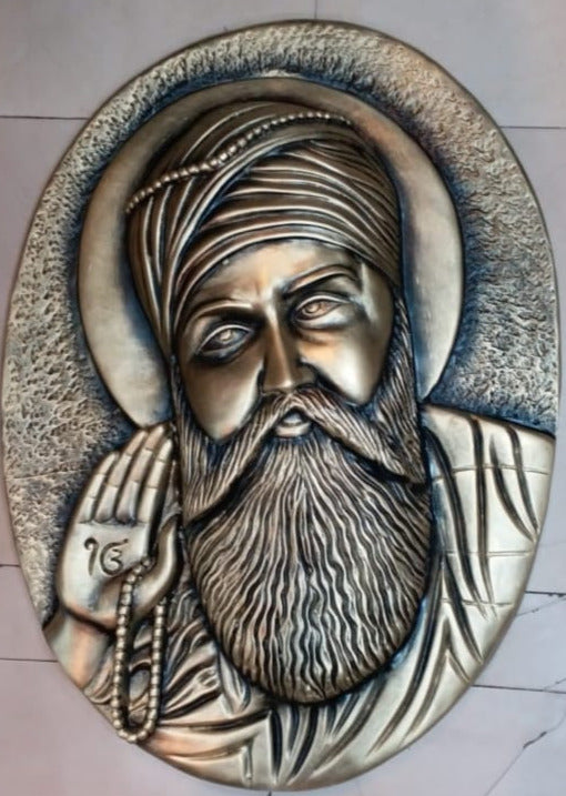 Guru Nanak , Elegant Wall mounted sculpture  -SANJ001GN