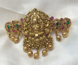 Haripriya , elegant matte gold finish hair clip for women -LR001HCF